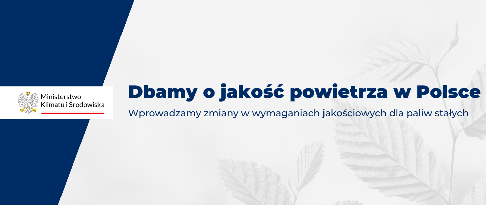 Dbamy o jakość powietrza w Polsce. Wprowadzamy zmiany w wymaganiach jakościowych dla paliw stałych