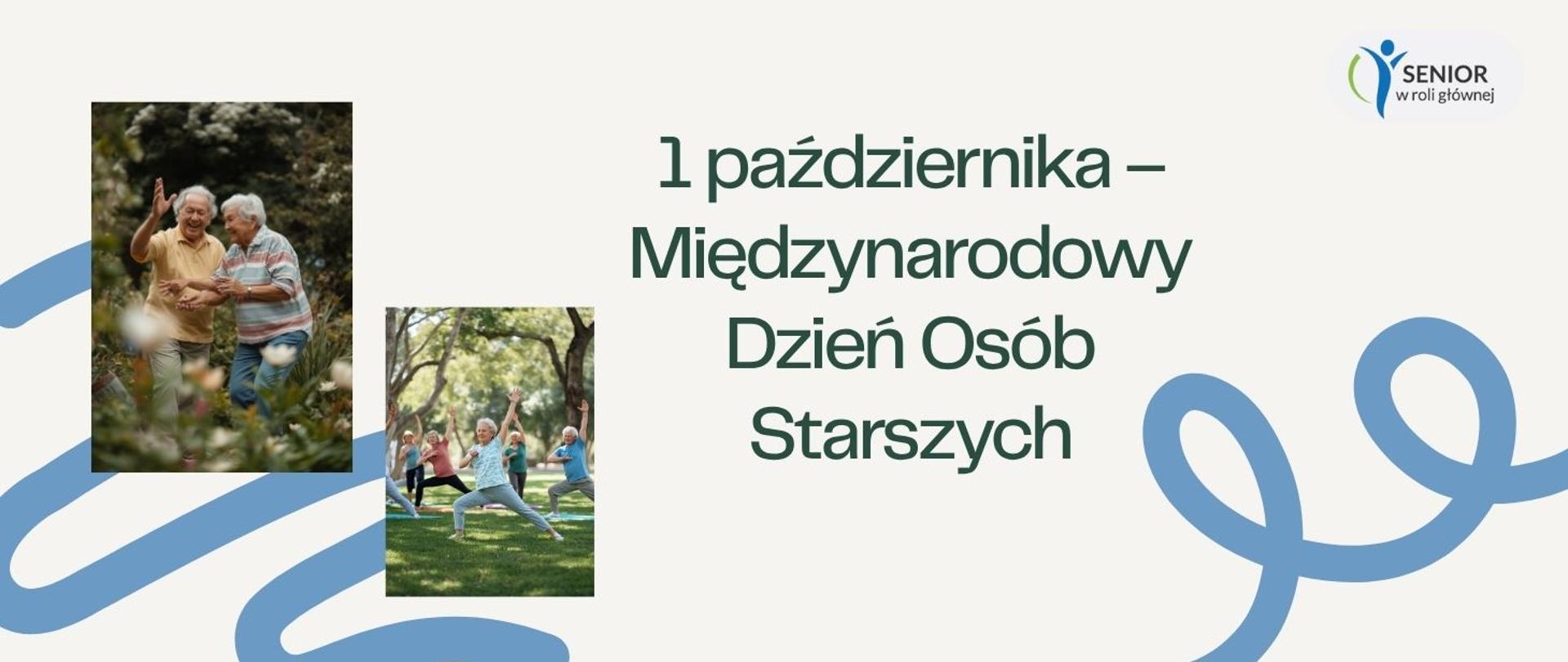 Baner - 1 października – Międzynarodowy Dzień Osób Starszych