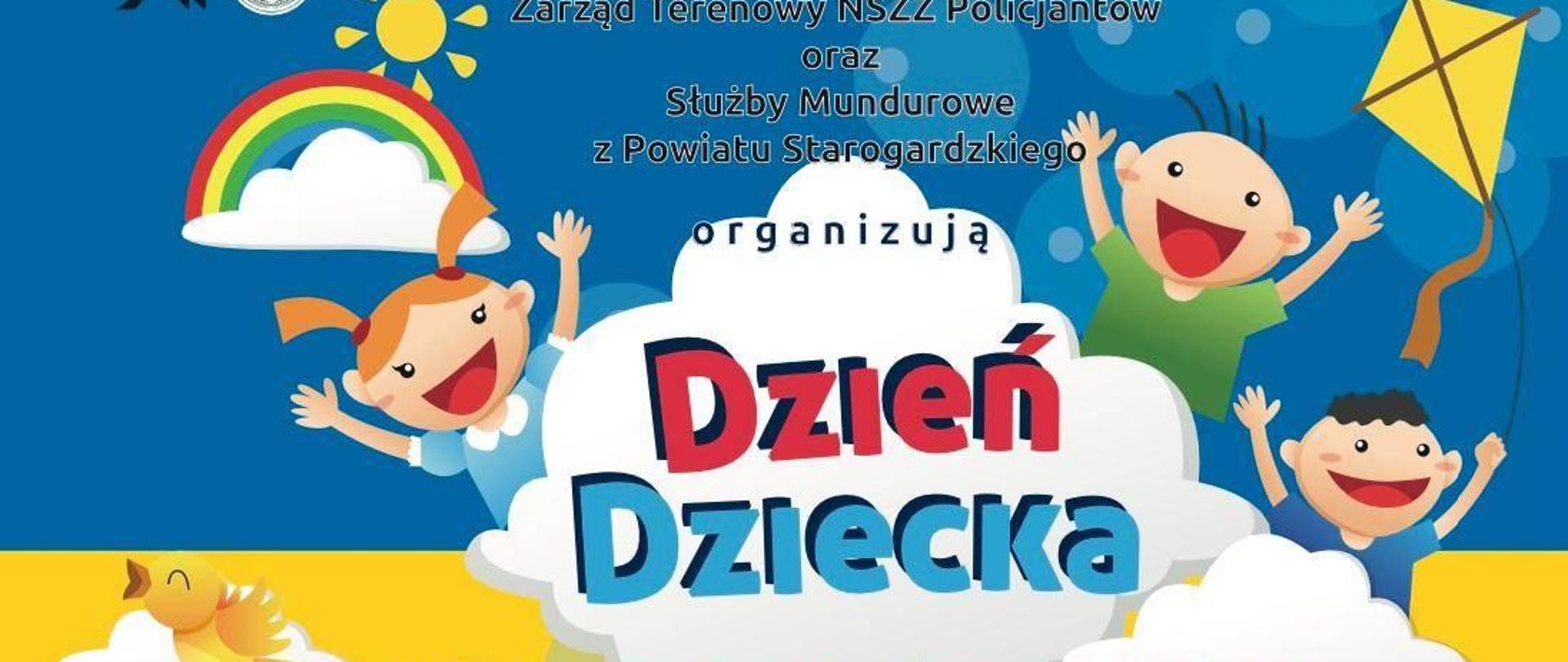 Plakat reklamowy wydarzenia, z opisem miejsca, czasu i sponsorów