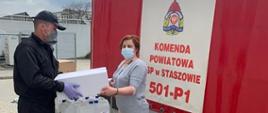 Dystrybucja Środków Ochrony Indywidualnej do punktów szczepień na terenie powiatu staszowskiego