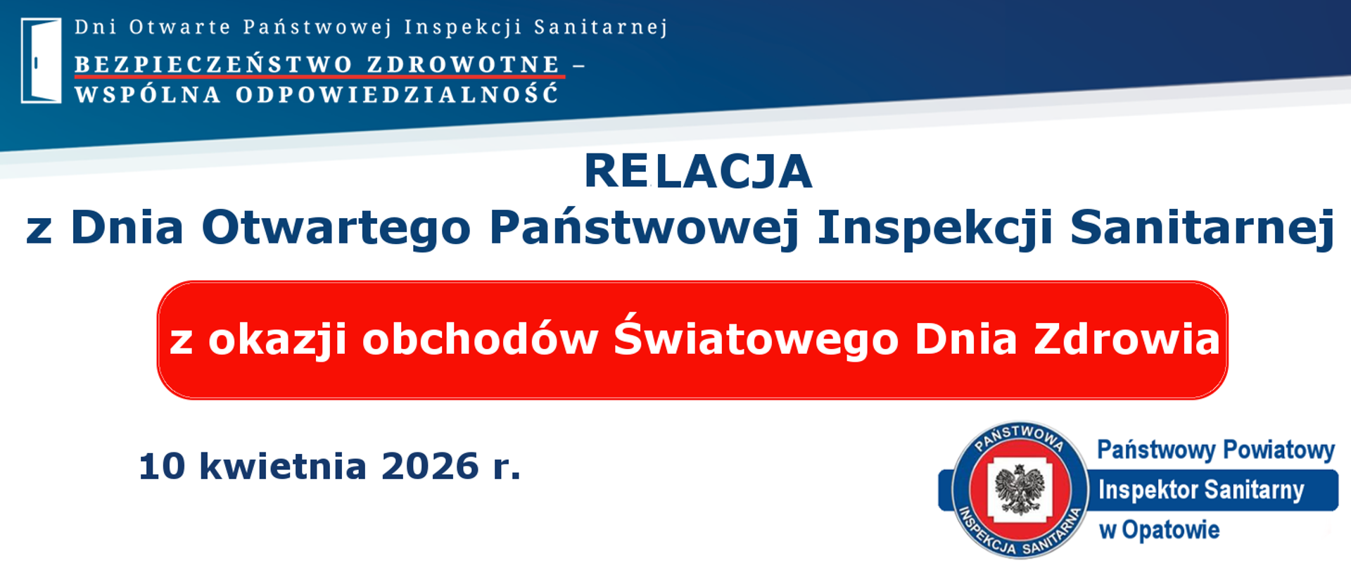 Dzień Otwarty Państwowej Inspekcji Sanitarnej 10 kwietnia 2026
