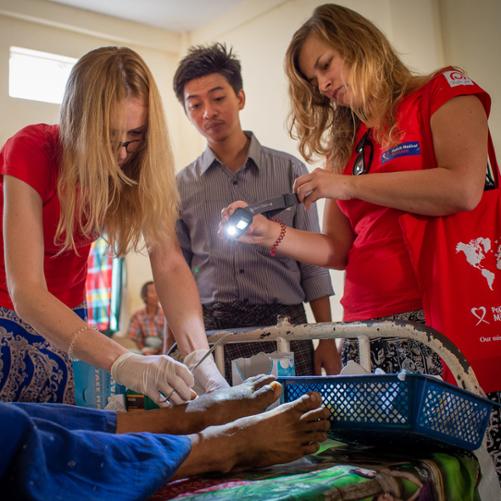 Mjanma – działania położniczo-edukacyjne, działania medyczne oraz WASH w regionie delty Irawadi fot. PMM