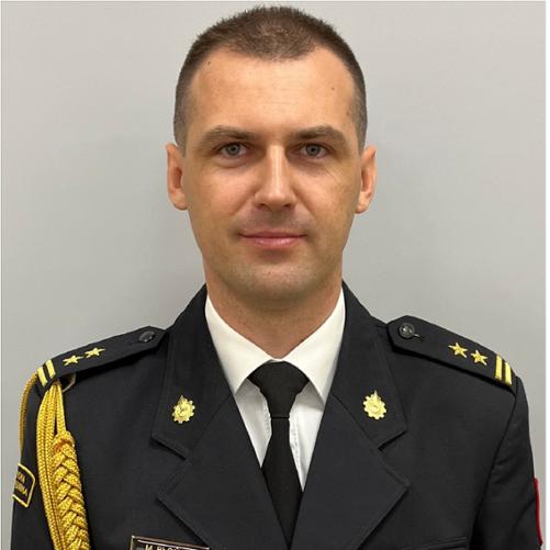 bryg. Marcin Błoński - zdjęcie w mundurze wyjściowym 