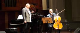 Koncert jazzowy Pawlik & Pawlik - artyści na scenie