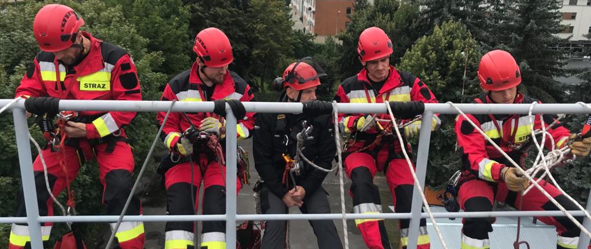 Ćwiczenia Specjalistycznej Grupy Ratowniczo-Wysokościowej