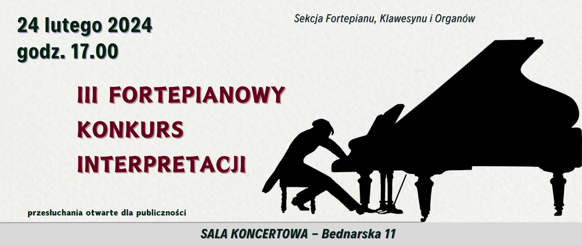 Grafika - III Fortepianowy Konkurs Interpretacji - 24.02.2024