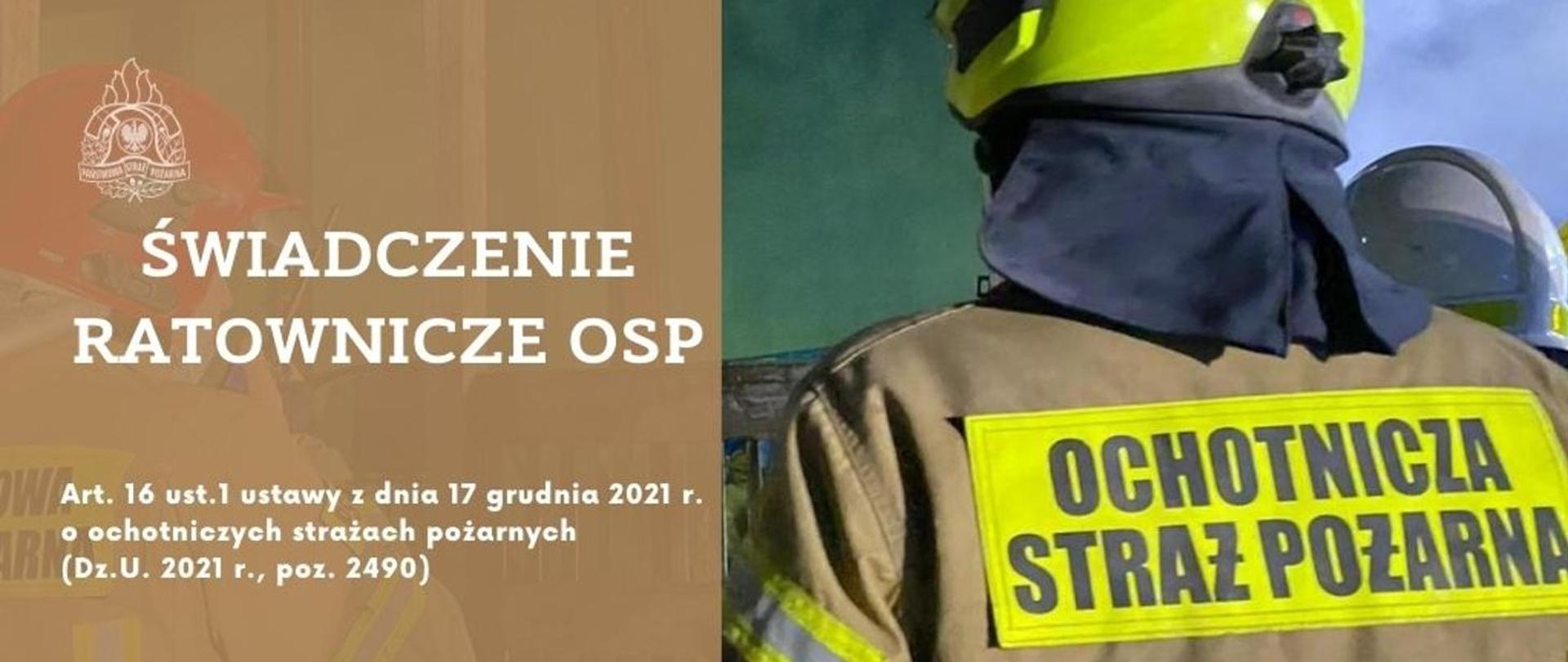 Świadczenie ratownicze OSP