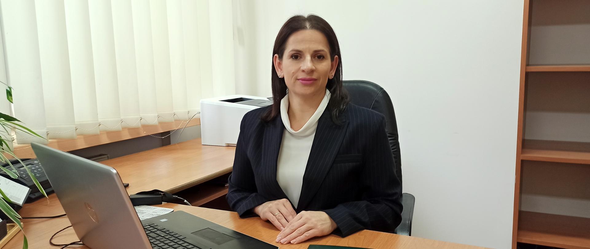 Dyrektor ZSCKR w Rzemieniu- Sabina Sęk