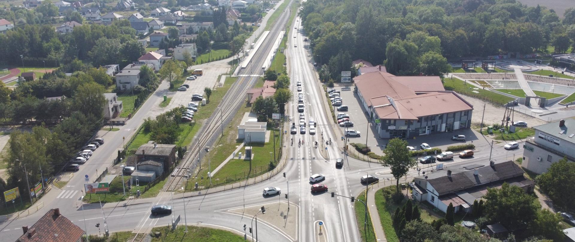 Obecna DK91 w Łysomicach