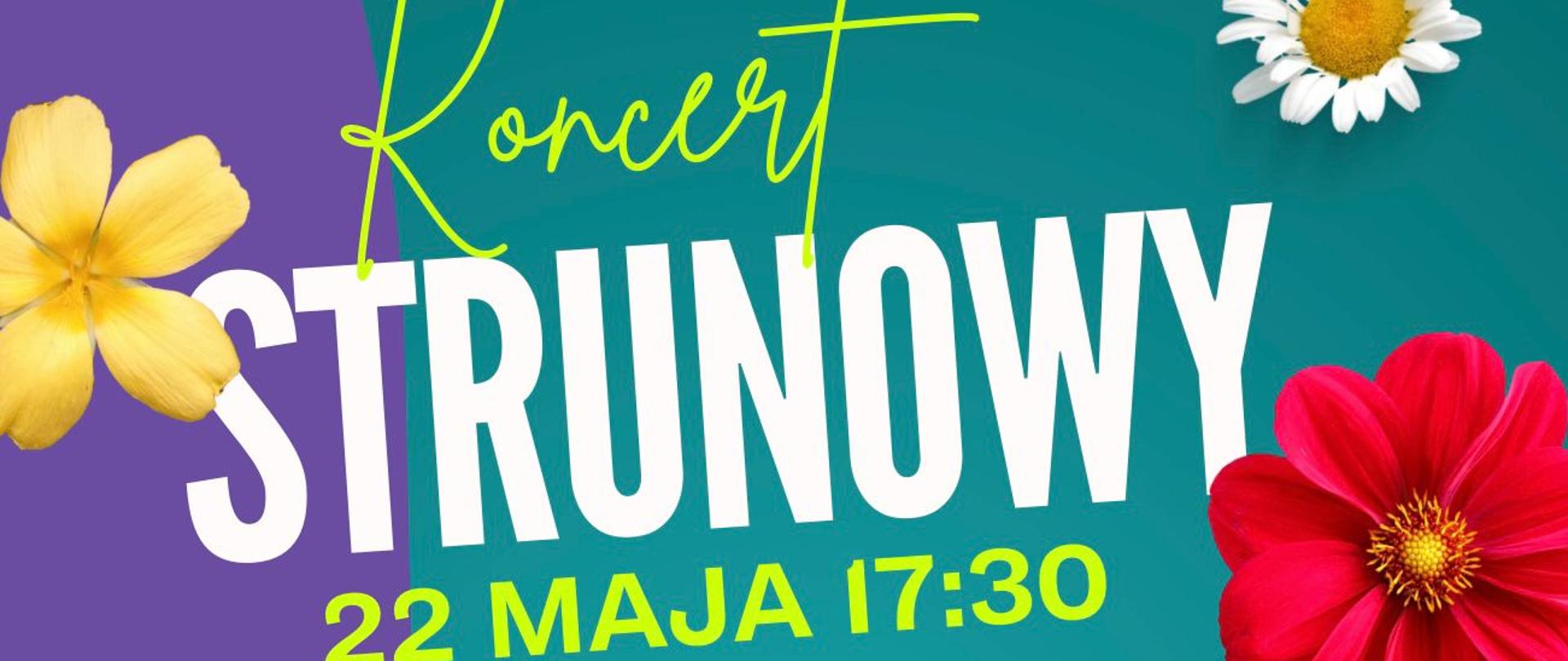 Koncert strunowy uczniów klasy gitary p. Joanny Nowackiej i klasy wiolonczeli p. Anny Ołów