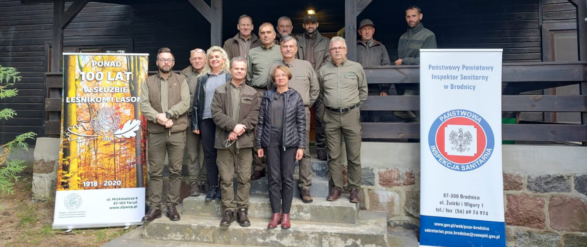 Szkolenie pracowników służby leśnej 23.09.2022 r. Stanica PTTK w Bachotku