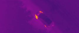 Nocne szkolenie strażaków z wykorzystania drona z kamerą termowizyjną