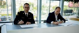 Podpisanie listu intencyjnego pomiędzy Państwową Strażą Pożarną a PKO Bank Polski