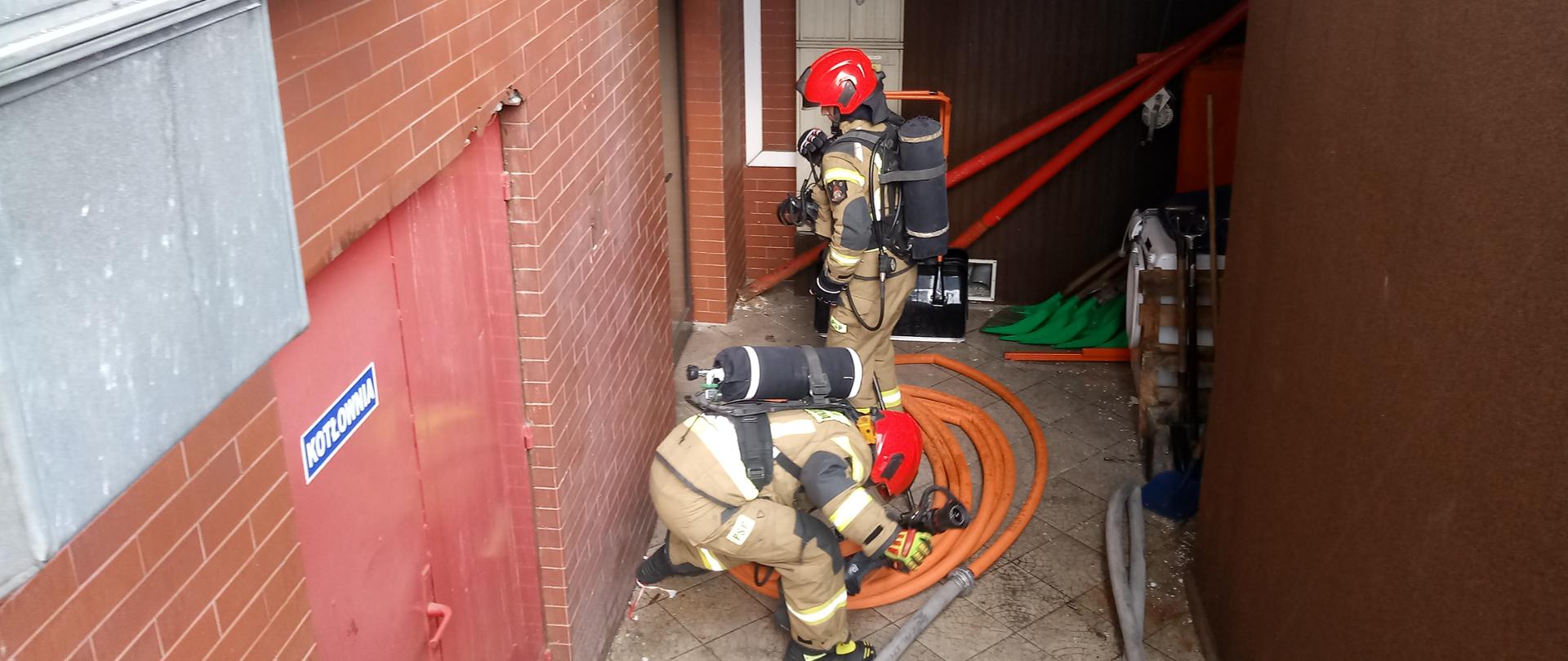 ćwiczenia z pożarów wewnętrznych z dnia 11.03.2021