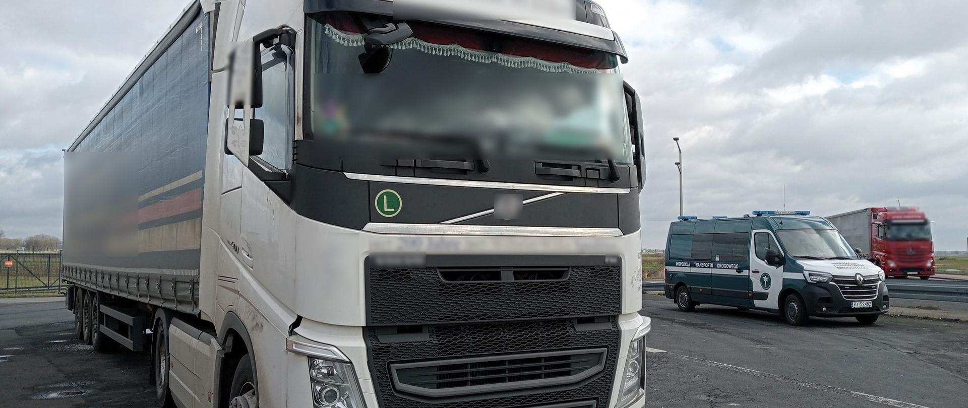 Nacisk pojedynczej osi napędowej pojazdu wynosił 13,05 t i został przekroczony o 1,55 t