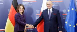 Powitanie minister spraw zagranicznych Republiki Federalnej Niemiec Annaleny Baerbock