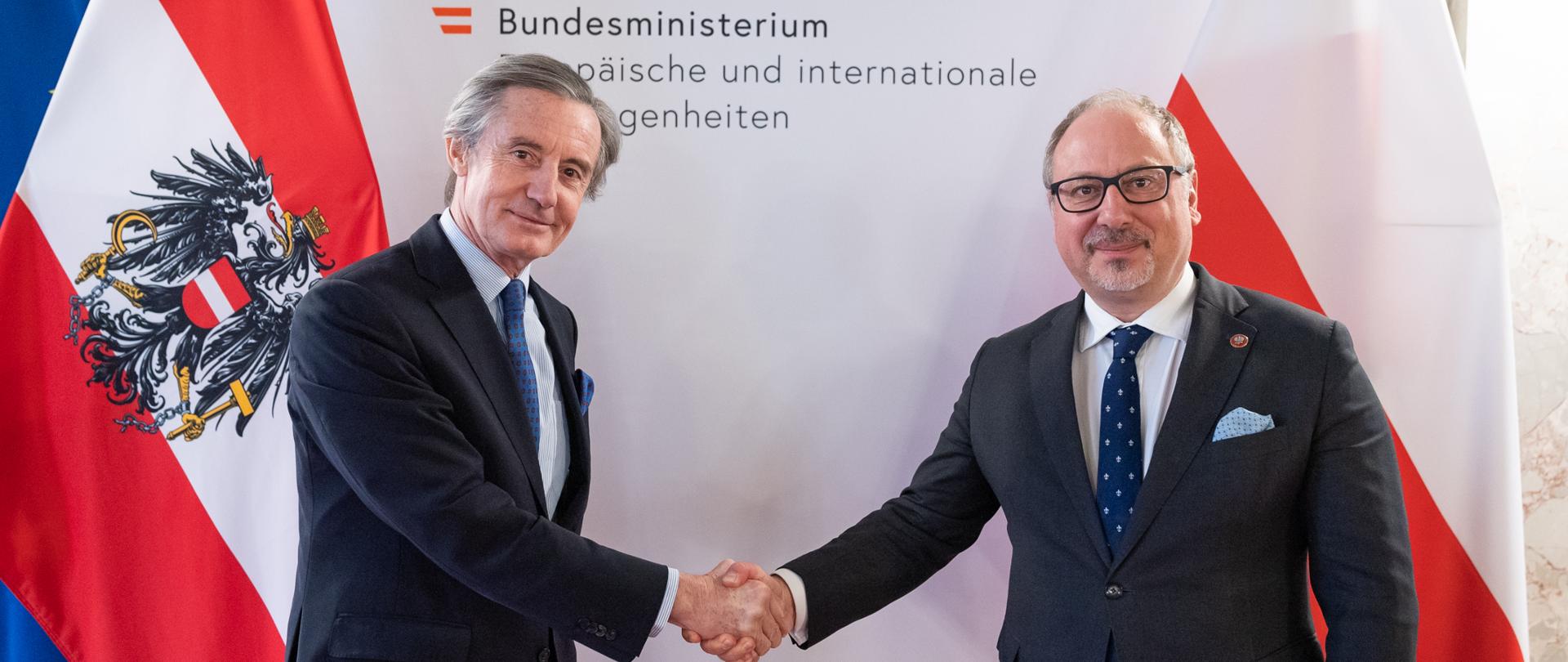 Szef Służby Zagranicznej Arkady Rzegocki z wizytą w Austrii