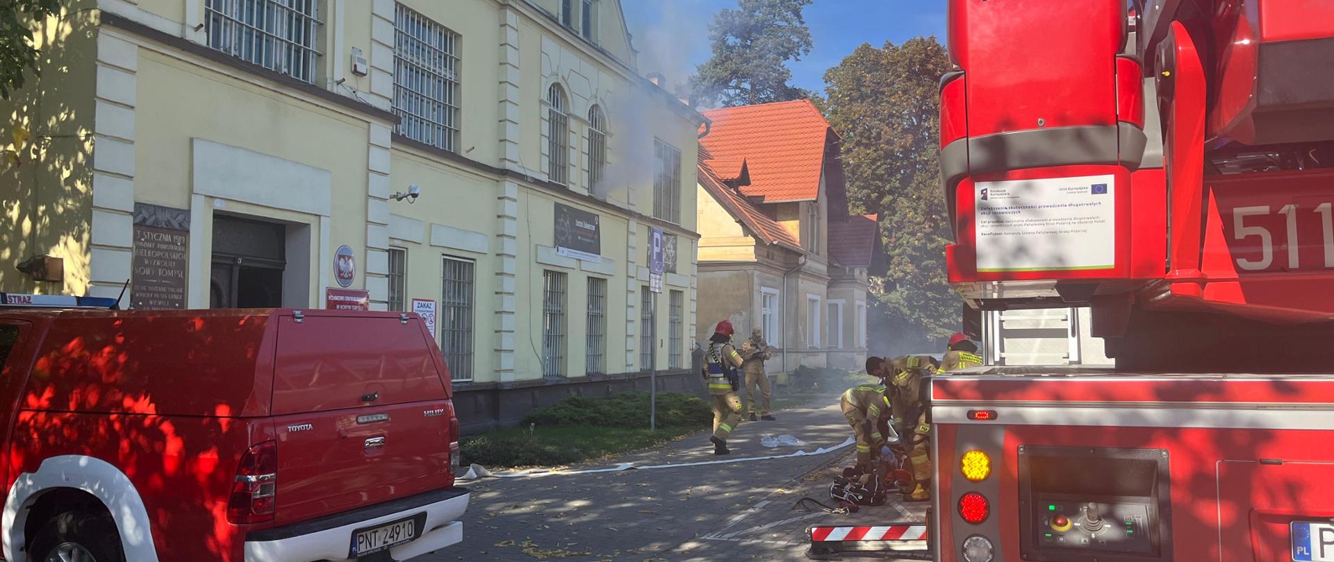 Ćwiczenia strażaków