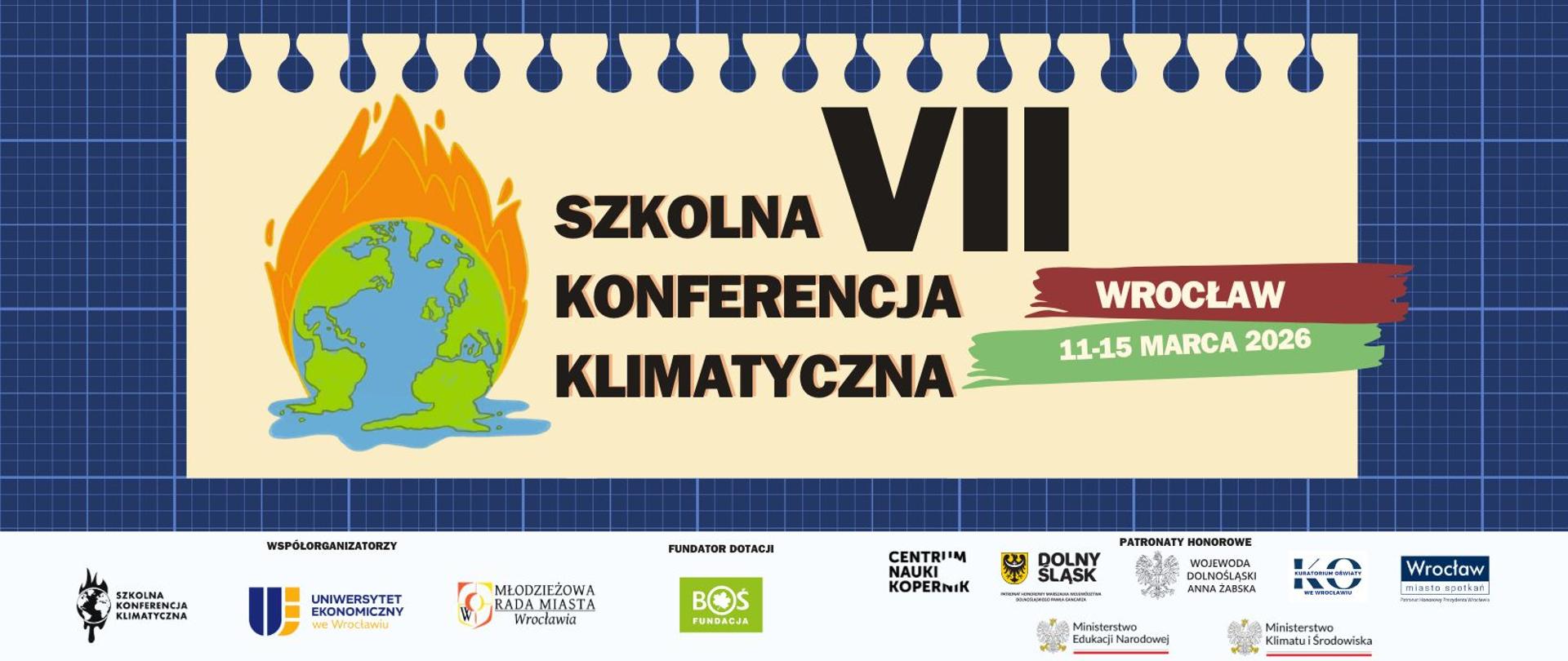 siódma edycja wydarzenia Szkolna Konferencja Klimatyczna 11-15 marca