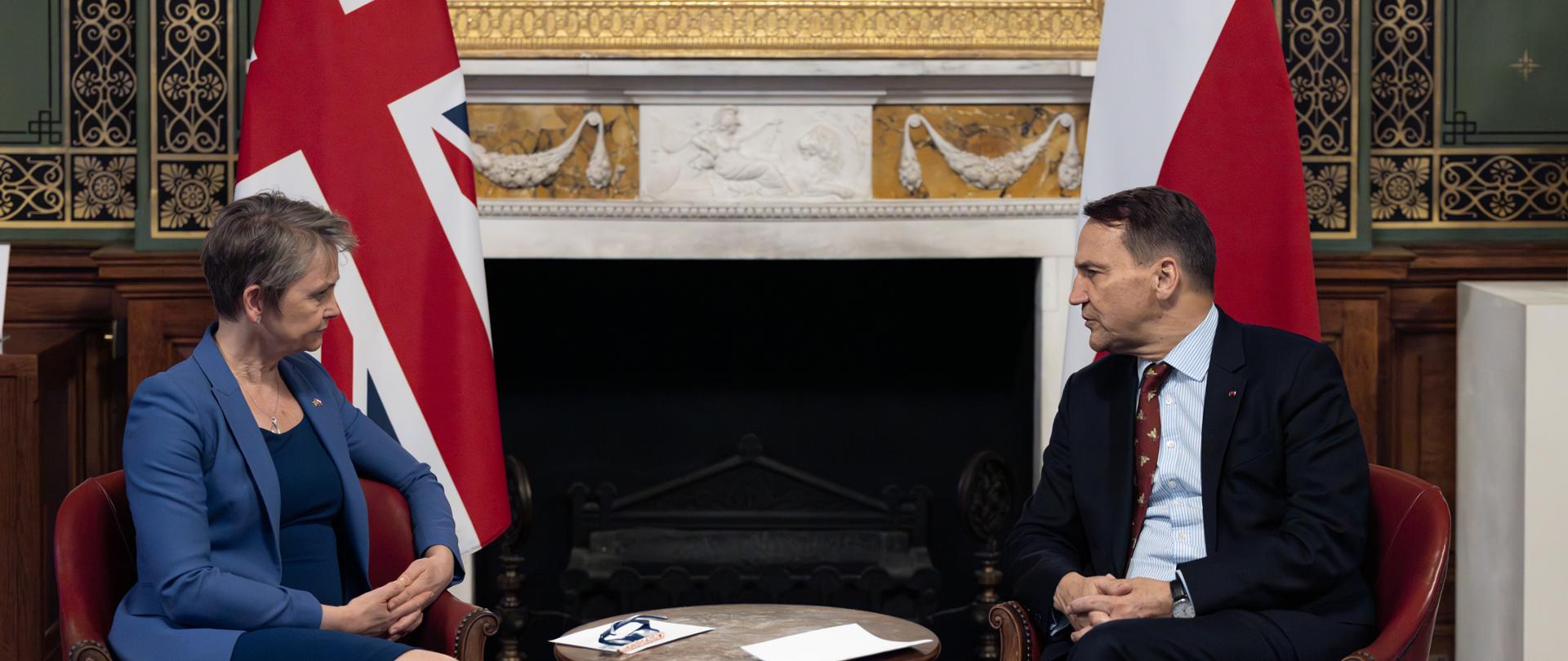 Deputy Prime Minister Radosław Sikorski attends Polish–British talks in London
