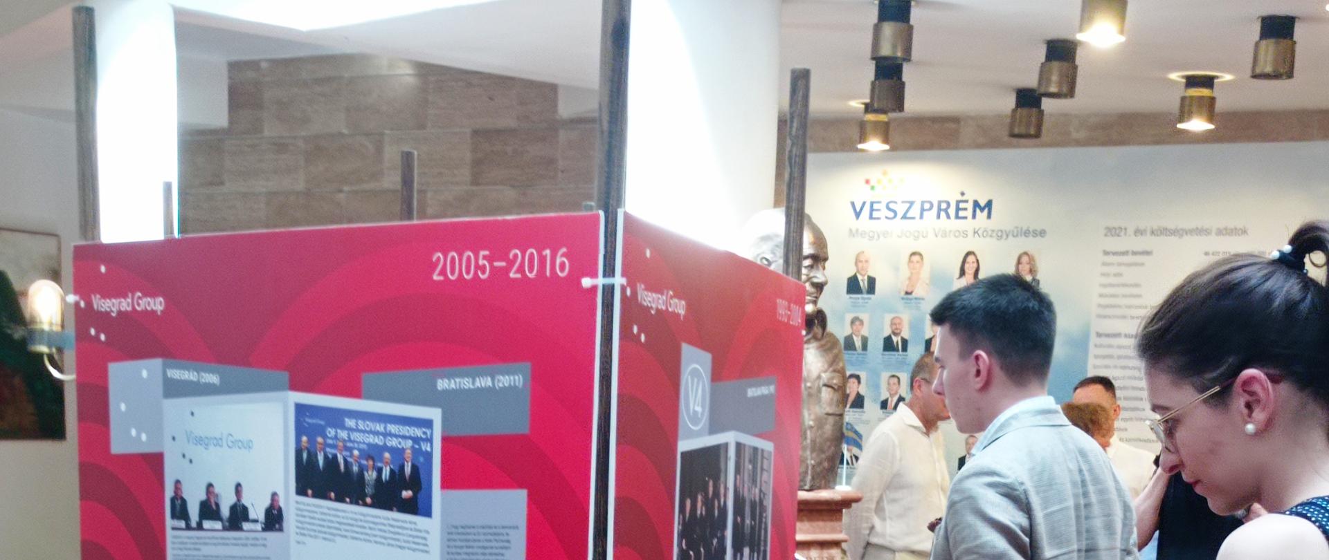 Otwarcie wystawy "30 lat Współpracy Wyszehradzkiej" w Veszprém