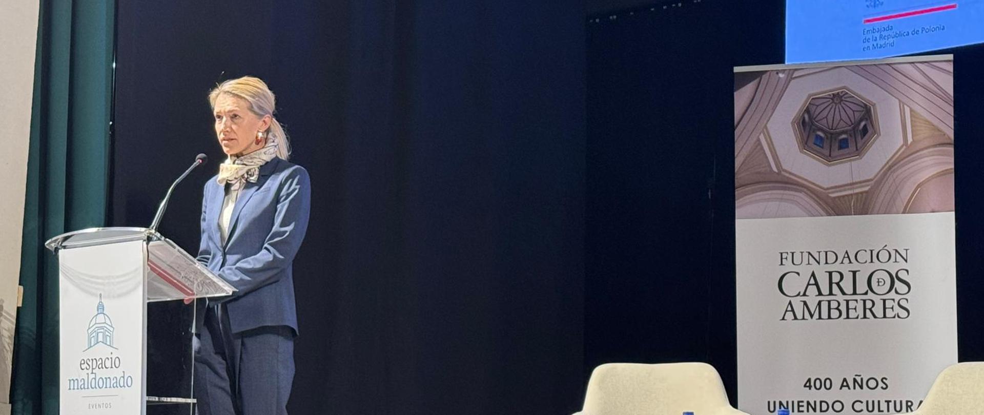 Seminarium Europa entre frentes - wystąpienie CDA Moniki Krzepkowskiej