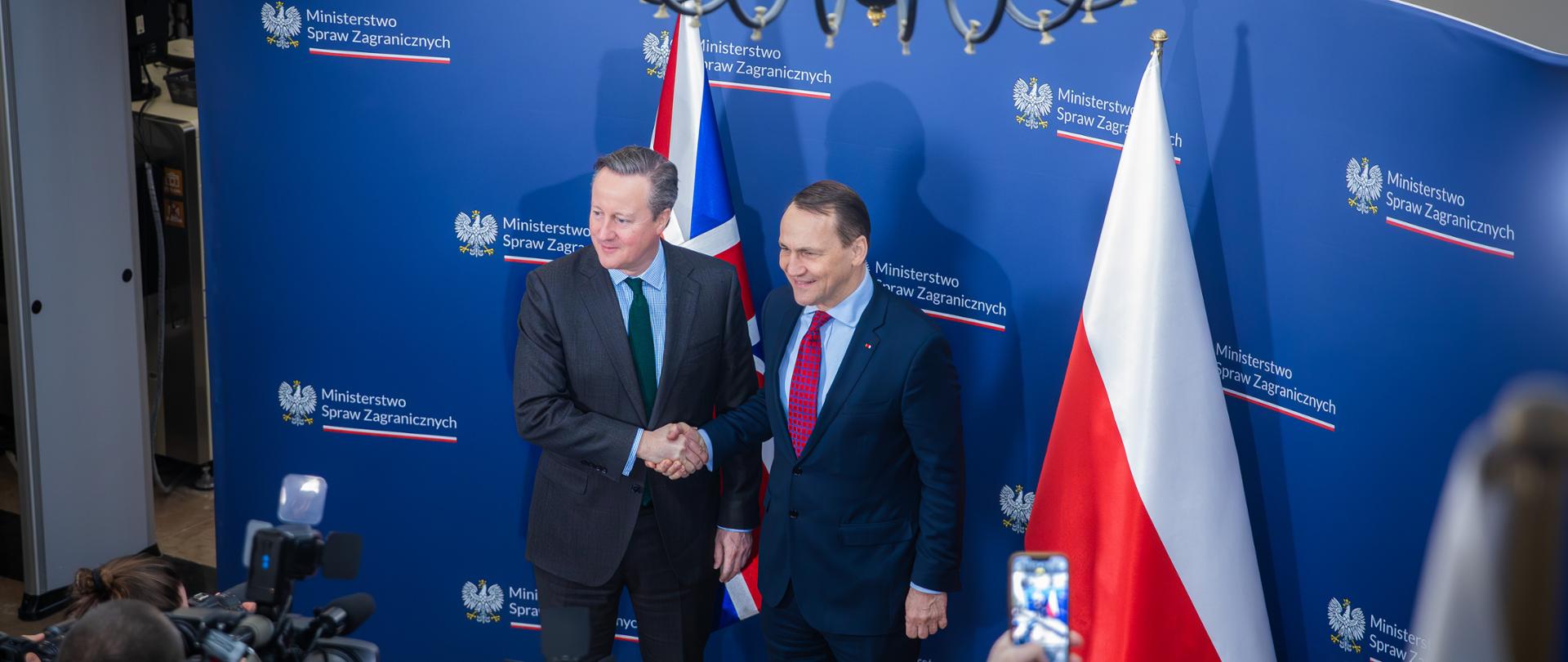 Rozmowy ministrów spraw zagranicznych Polski i Wielkiej Brytanii
