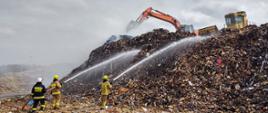CZG12 - pożar zmielonych odpadów gabarytowych
