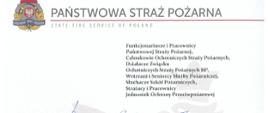 Życzenia Komendanta Głównego PSP