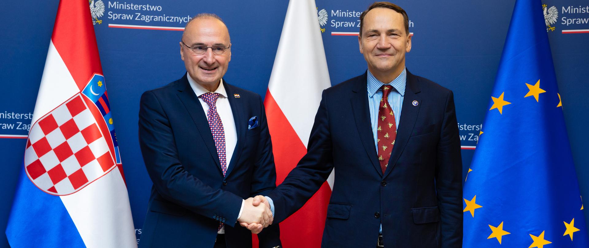 Meeting between heads of diplomacy of Poland and Croatia