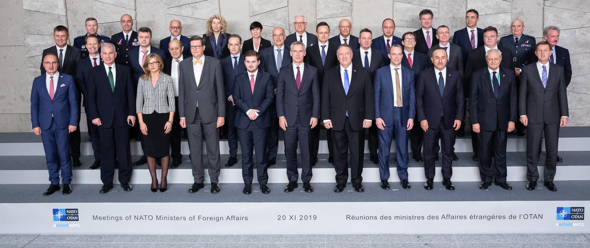 Minister Jacek Czaputowicz at the meeting of NATO foreign ministers