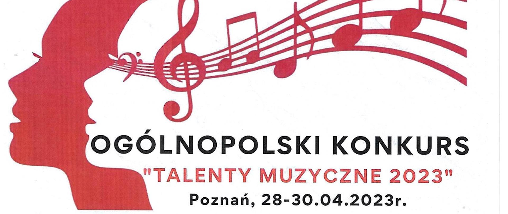 Na białym tle w lewym górnym roku logo Stowarzyszenia im. Jadwigi Kaliszewskiej, grafika profilu głowy wraz z kluczem wiolinowym, i nutami. Poniżej informacje: Ogólnopolski Konkurs "Talenty Muzyczne 2023" Dyplom za zdobycie I nagrody - Katarzyna Kurczewska. Poniżej podpisy członków Jury Konkursu.