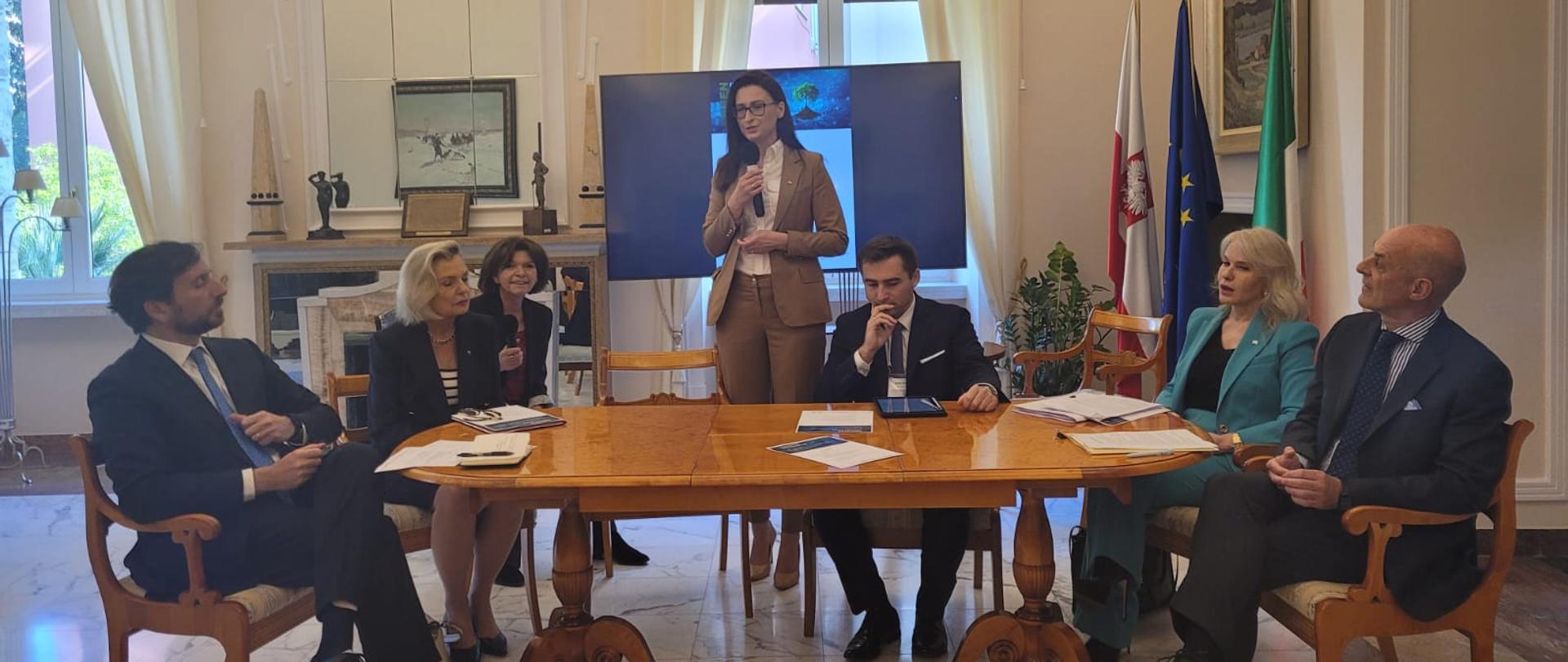 Wiceminister Małgorzata Golińska na polsko-włoskim forum gospodarczym