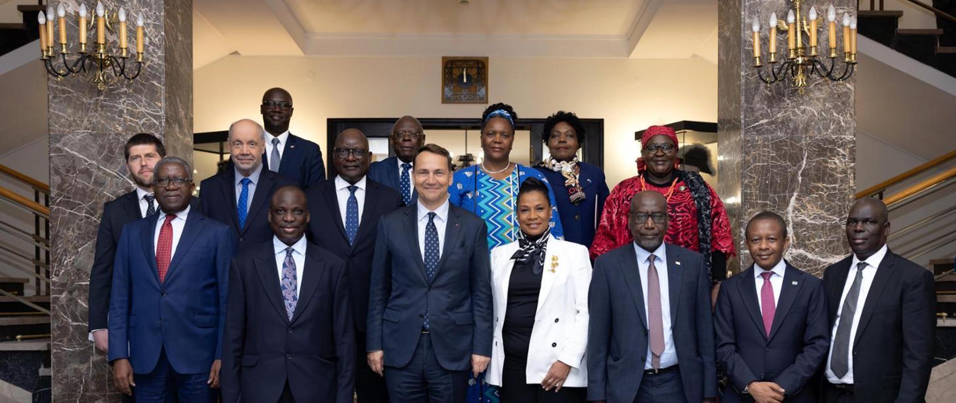 Minister Radosław Sikorski meets ambassadors of African states