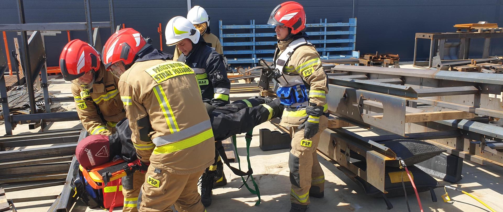 Ćwiczenia taktyczno-bojowe na obiekcie Michalak - Maszyny Rolnicze