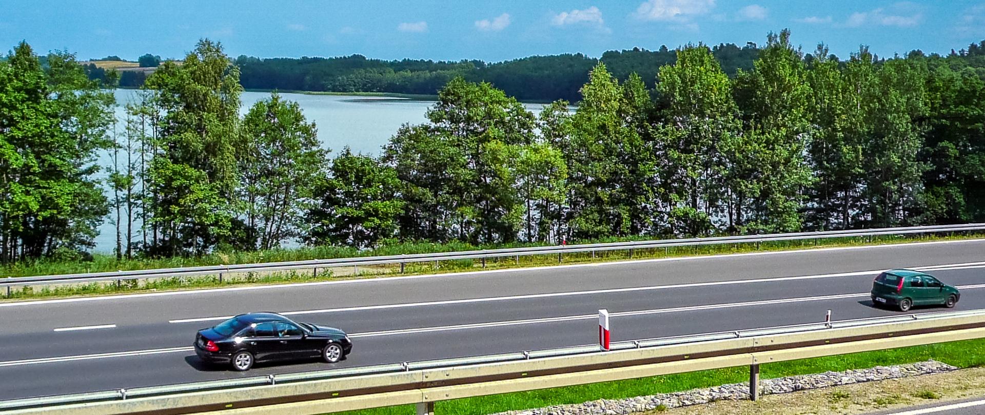 S16 Olsztyn - Biskupiec, obecny odcinek jednojezdniowy