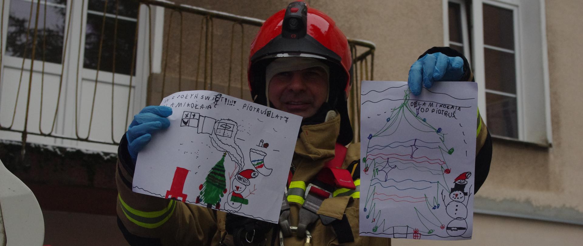 Święty Mikołaj w 107 Szpitalu w Wałczu