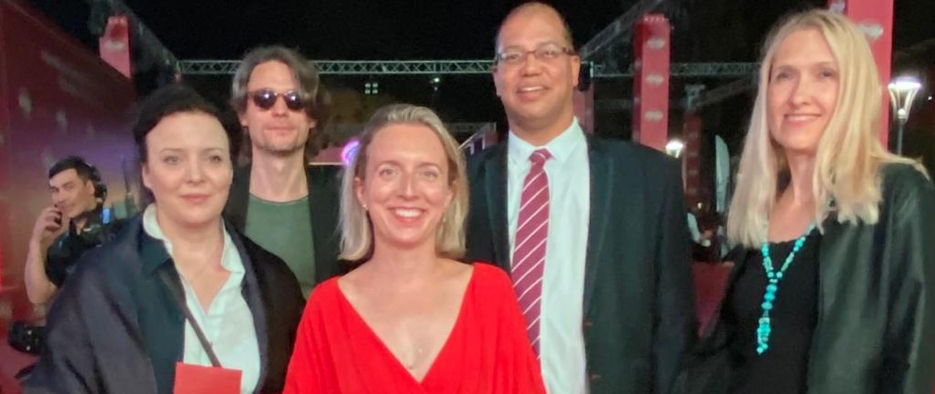 od lewej: Bożena Stachura, Piotr Adamski, Marta Karwowska, Clayton Reklewski Louis –Jean, Svetlana Furman-Casper