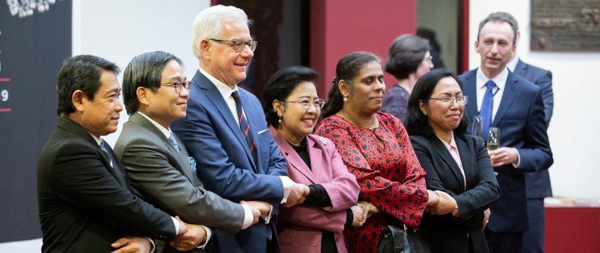 Noworoczne spotkanie ministra Jacka Czaputowicza z ambasadorami reprezentującymi kraje Azji i Pacyfiku