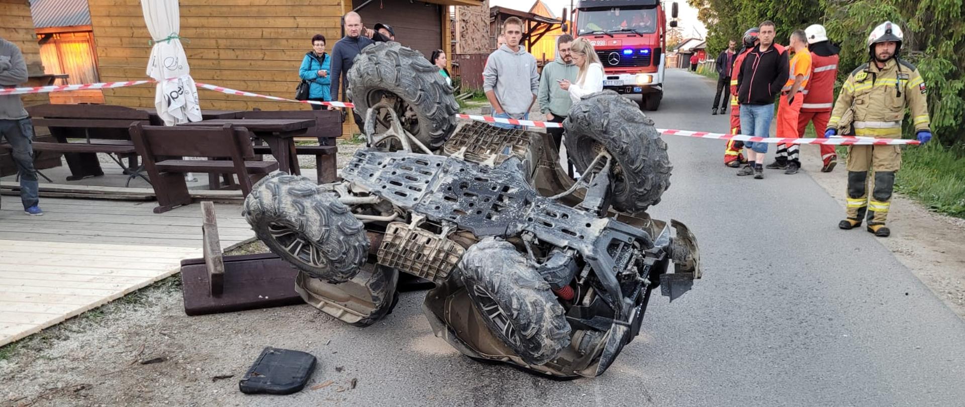 Wypadek z udziałem Quada na Gubałówce