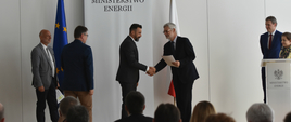 Wręczenie certyfikatów dla przedstawicieli klastrów energii