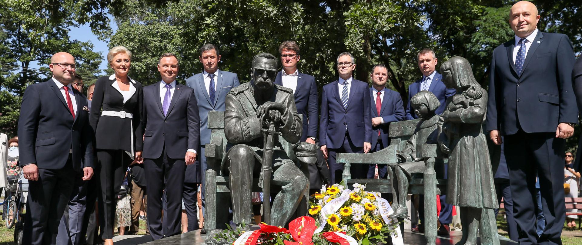 Uroczystość otwarcia Muzeum Józefa Piłsudskiego w Sulejówku. (Zdjęcie: prezydent.pl)