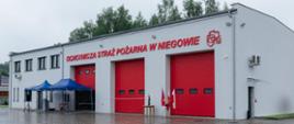 Zdjęcie przedstawia budynek nowej remizy OSP Niegowa.