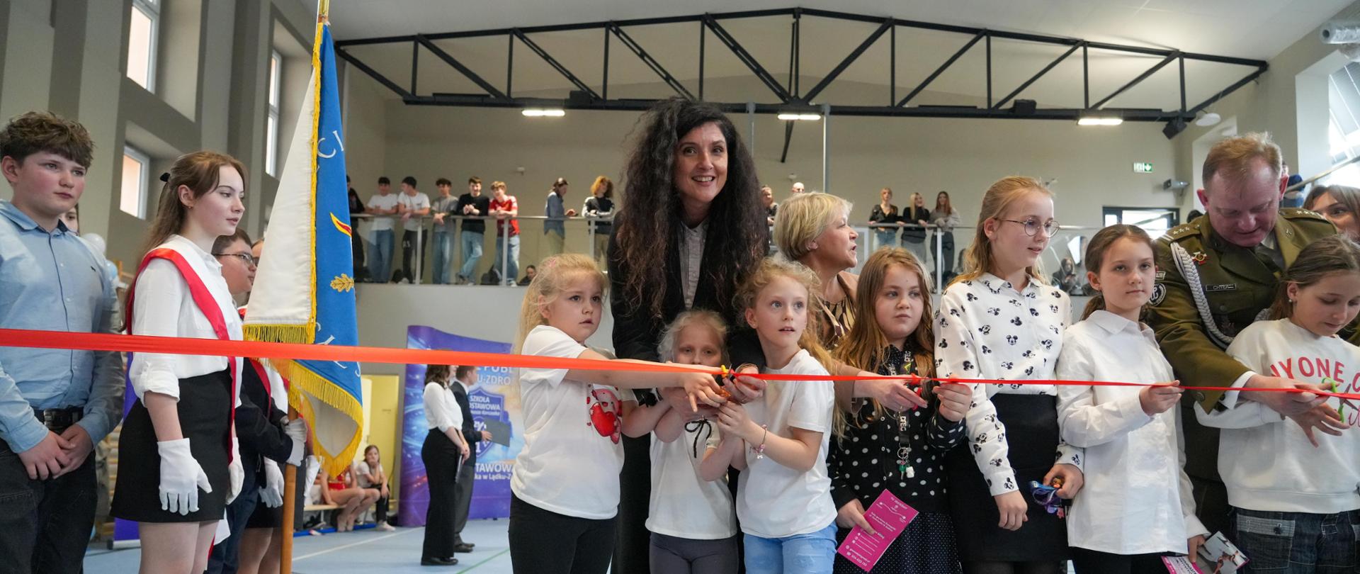 Otwarcie odbudowanej sali gimnastycznej