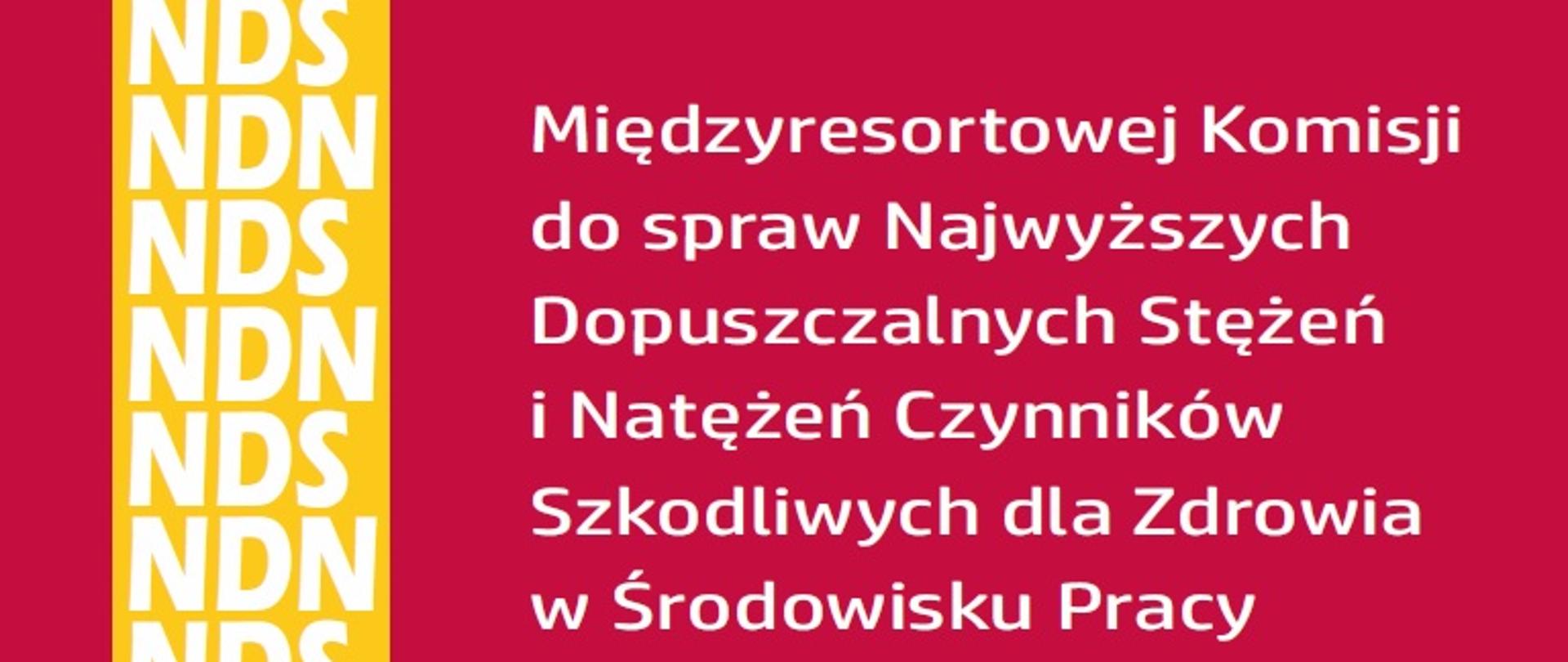 Biały napis na czerwonym tle brzmiacy tak samo jak tytul komunikatu.
