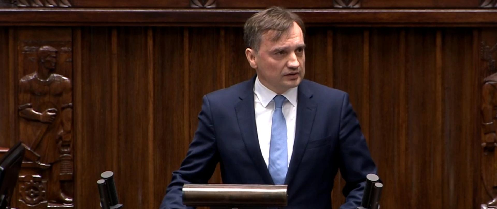 Minister Zbigniew Ziobro 