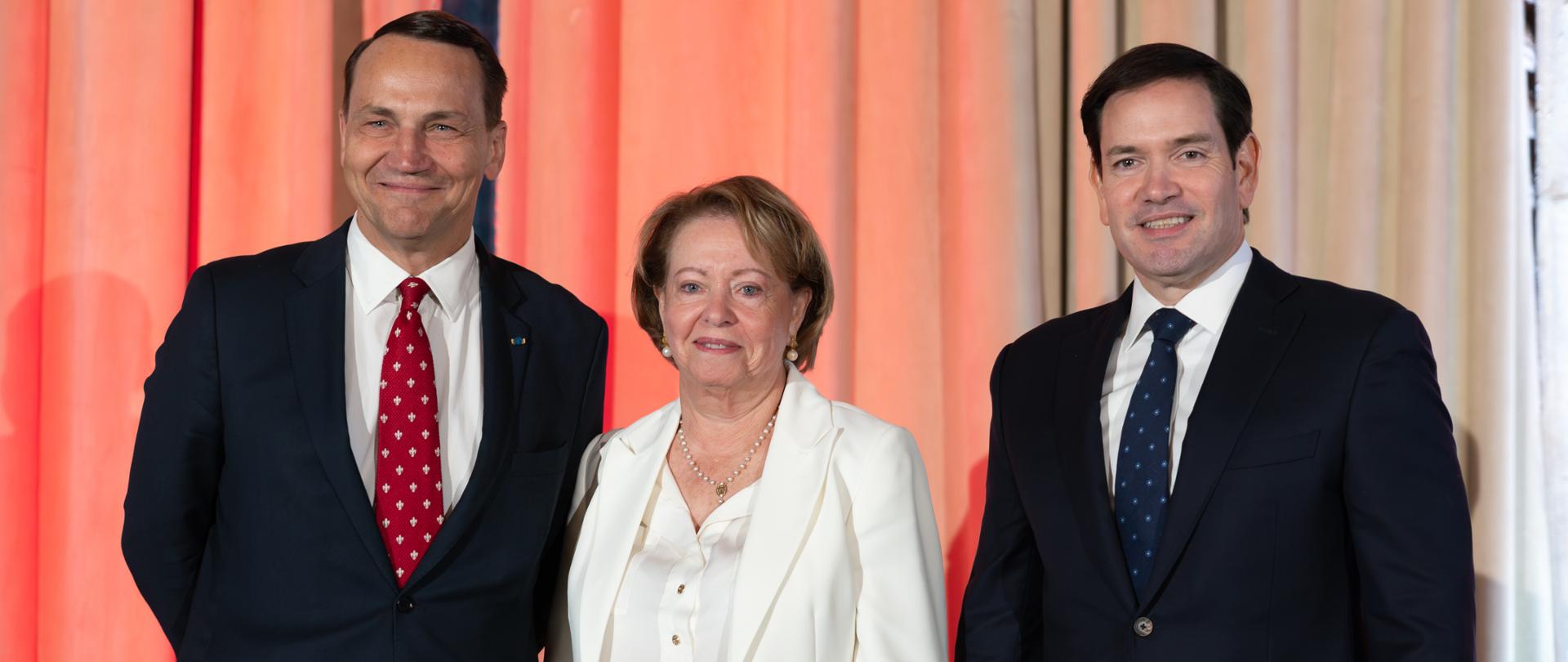 Radosław Sikorski, Irma Santos De Mas in Marco Rubio