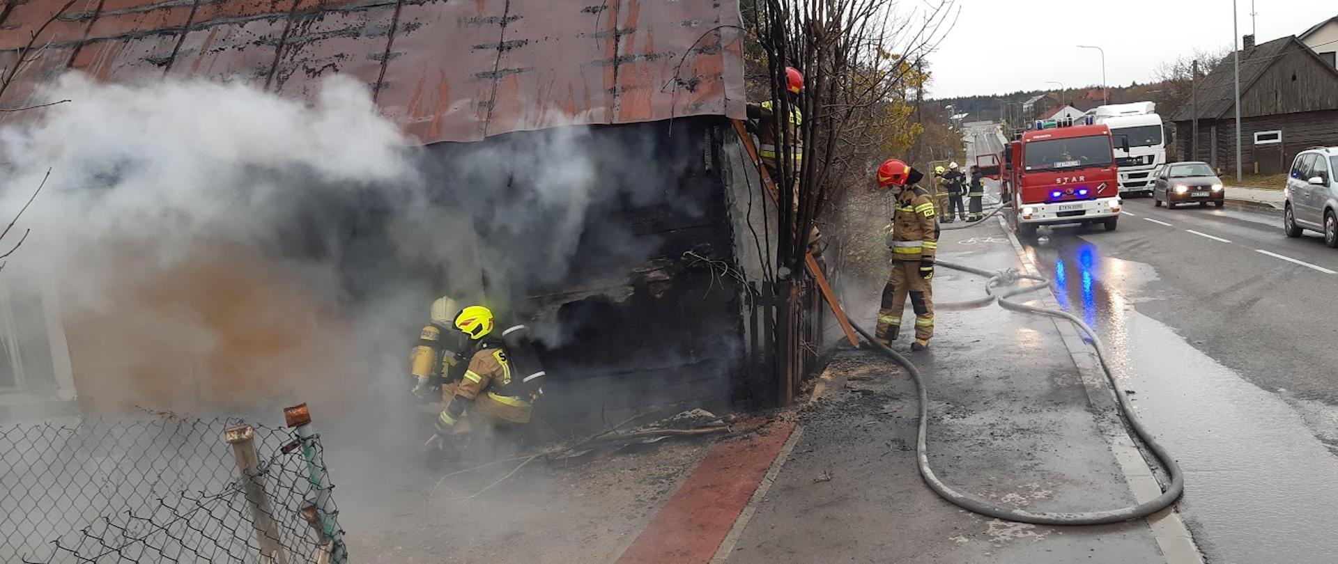 pożar domu w Jóźwikowie