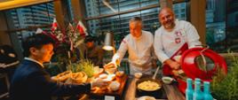 Chef Grzegorz Odolak and Mariusz Olechno