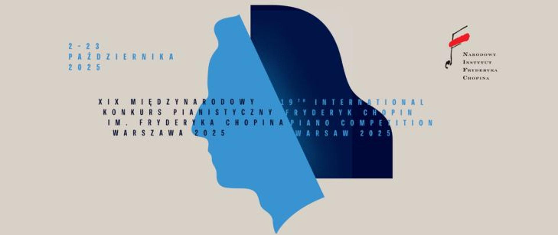 Grafika informacyjna o XIX Międzynarodowym Konkursie Pianistycznym im. Fryderyka Chopina